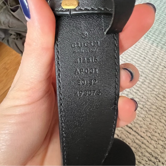 GUCCI Leather Belt - Authentic - Picture 7 of 8